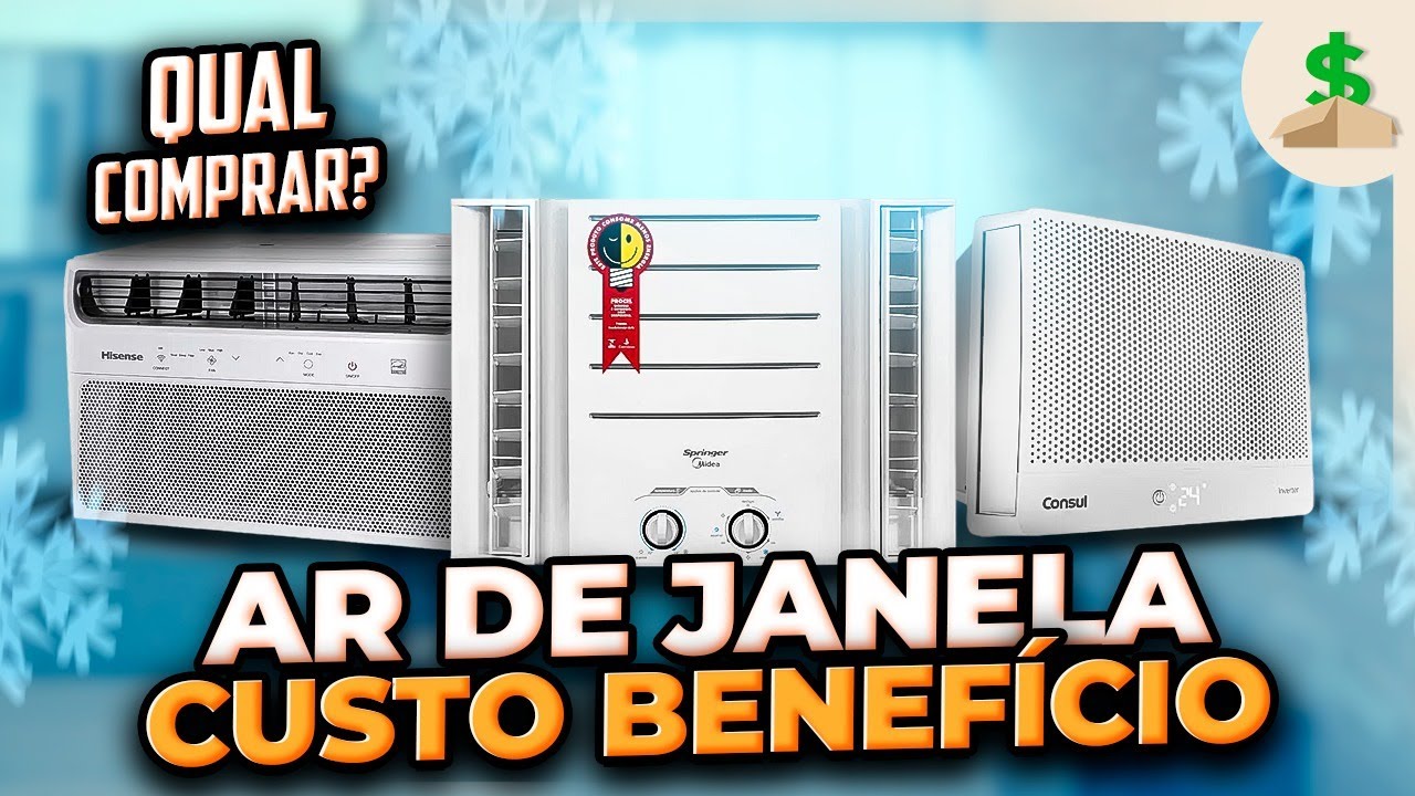 Qual é o MELHOR AR CONDICIONADO DE JANELA Custo Benefício? Consul, Springer Midea e Hisense