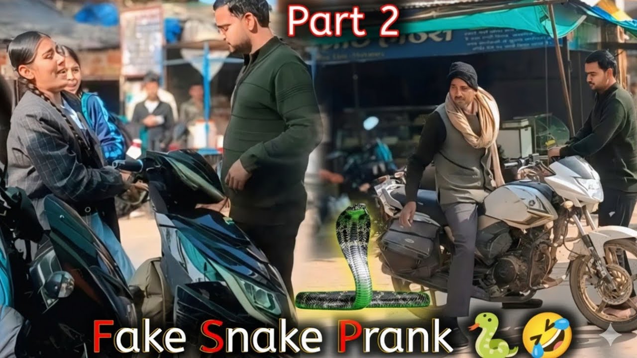 Fake snake prank 🐍🤣 | Part 2 | Public reaction | @pyvlogs1307  | 