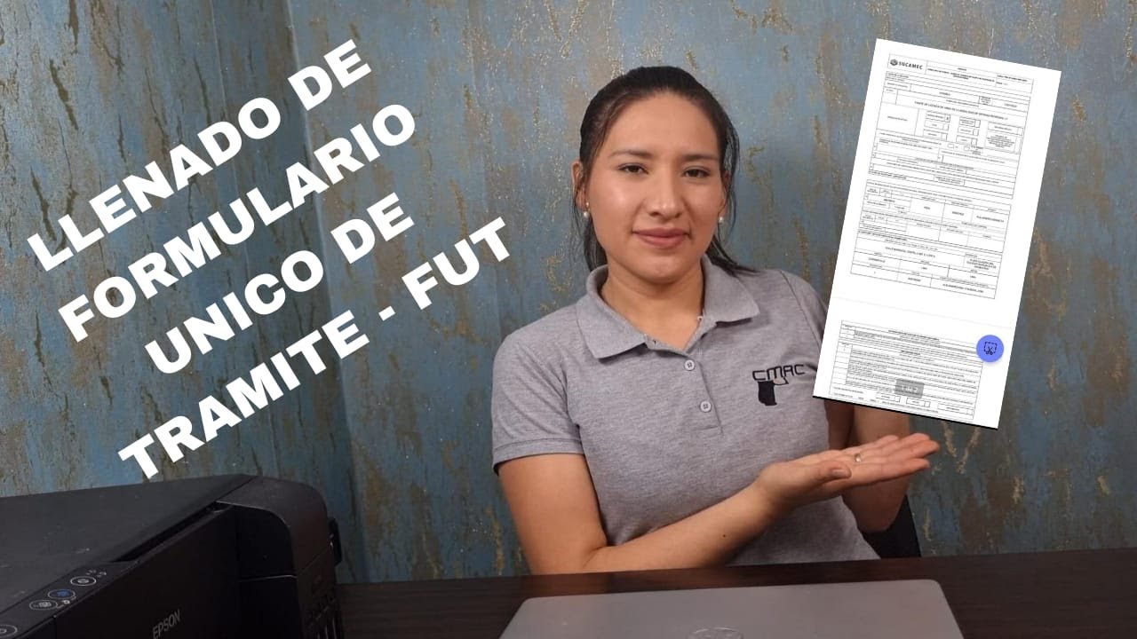 COMO LLENAR EL FUT - SUCAMEC 2023 - PERU
