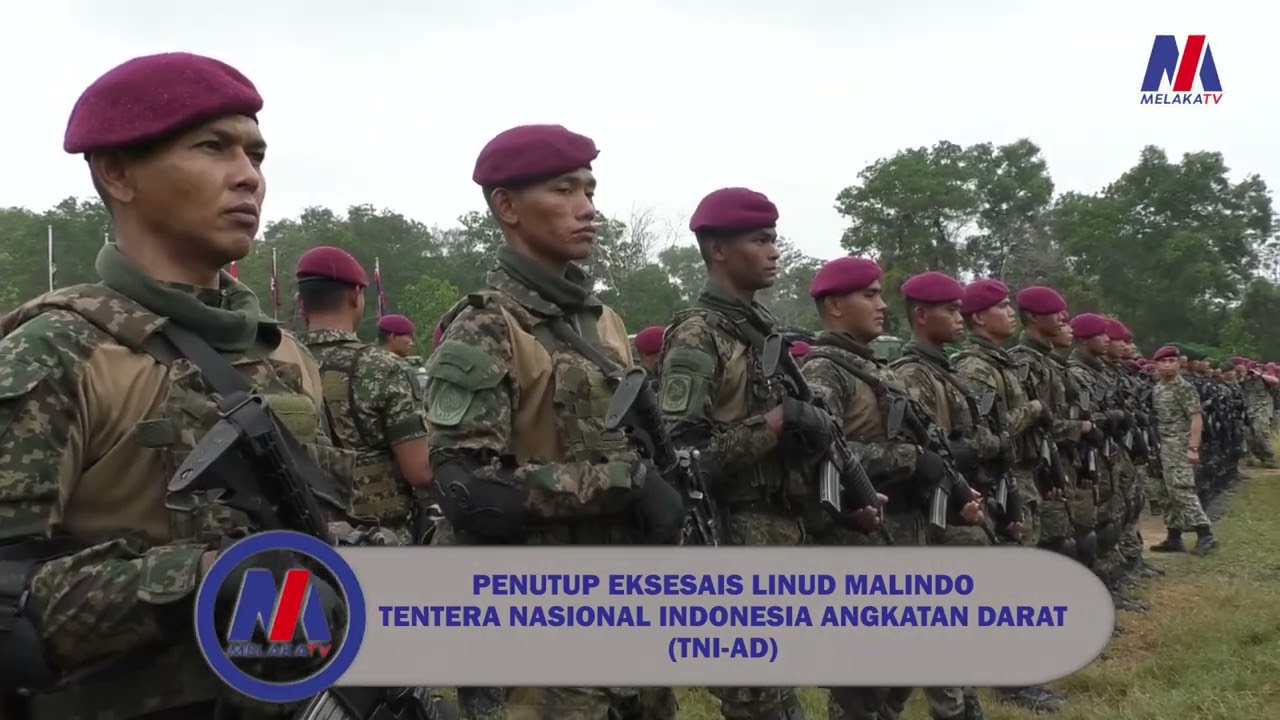 Majlis Penutup Eksesais LINUD MALINDO bersama Tentera Nasional Indonesia Angkatan Darat ( TNI - AD)