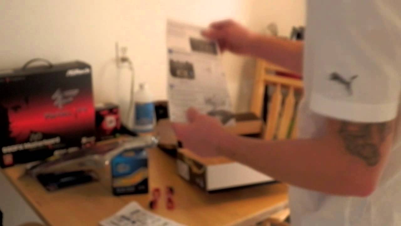 Intel i7 3770K and Intel DZ77GA-70k Motherboard Unboxing