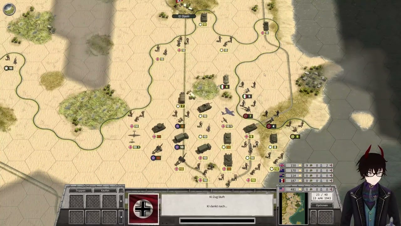 Order of Battle: World War II | Resurgent | Lets Play #9 | Sieg bei Sfax