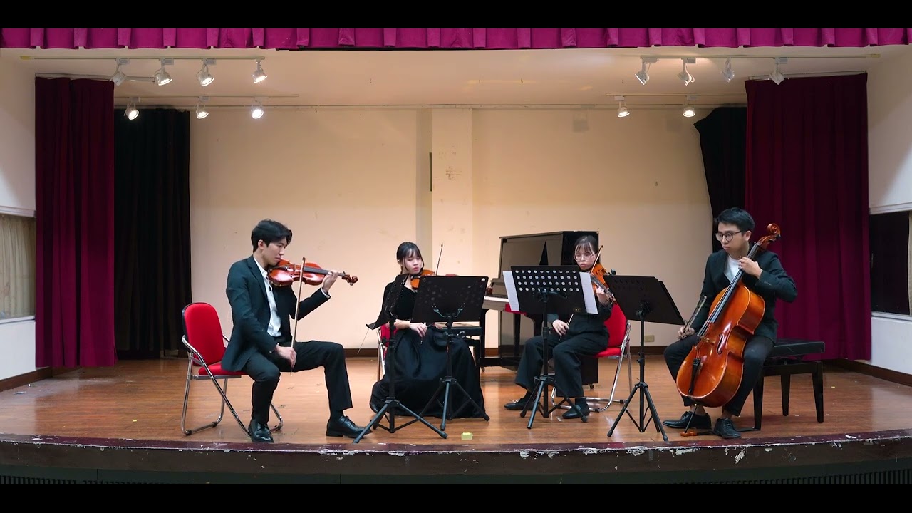 【1141政大交響沙龍】Felix Mendelssohn: String Quartet No. 2 in a minor, Op. 13, Mov. 1