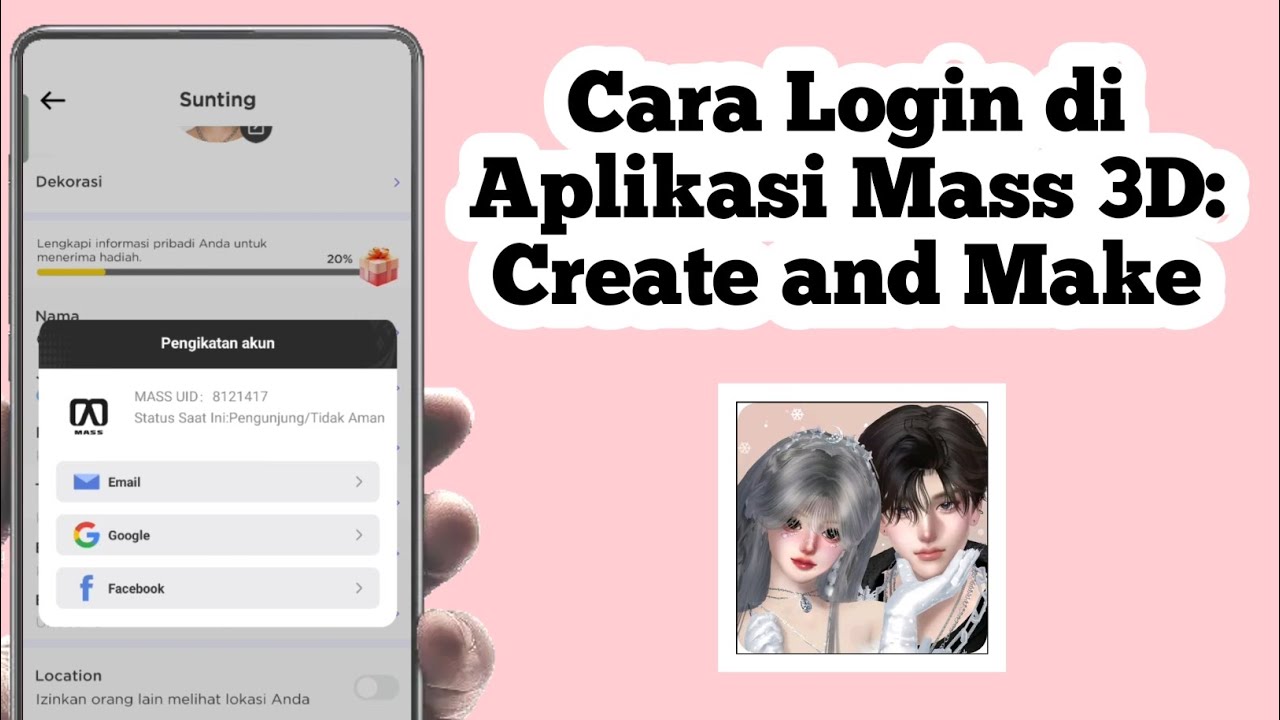 How to Login to the Mass 3D App | How to Create a Mass 3D Game Account