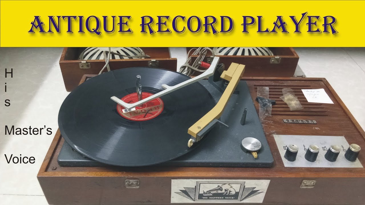 Antique Record Player (Brums) 1960's