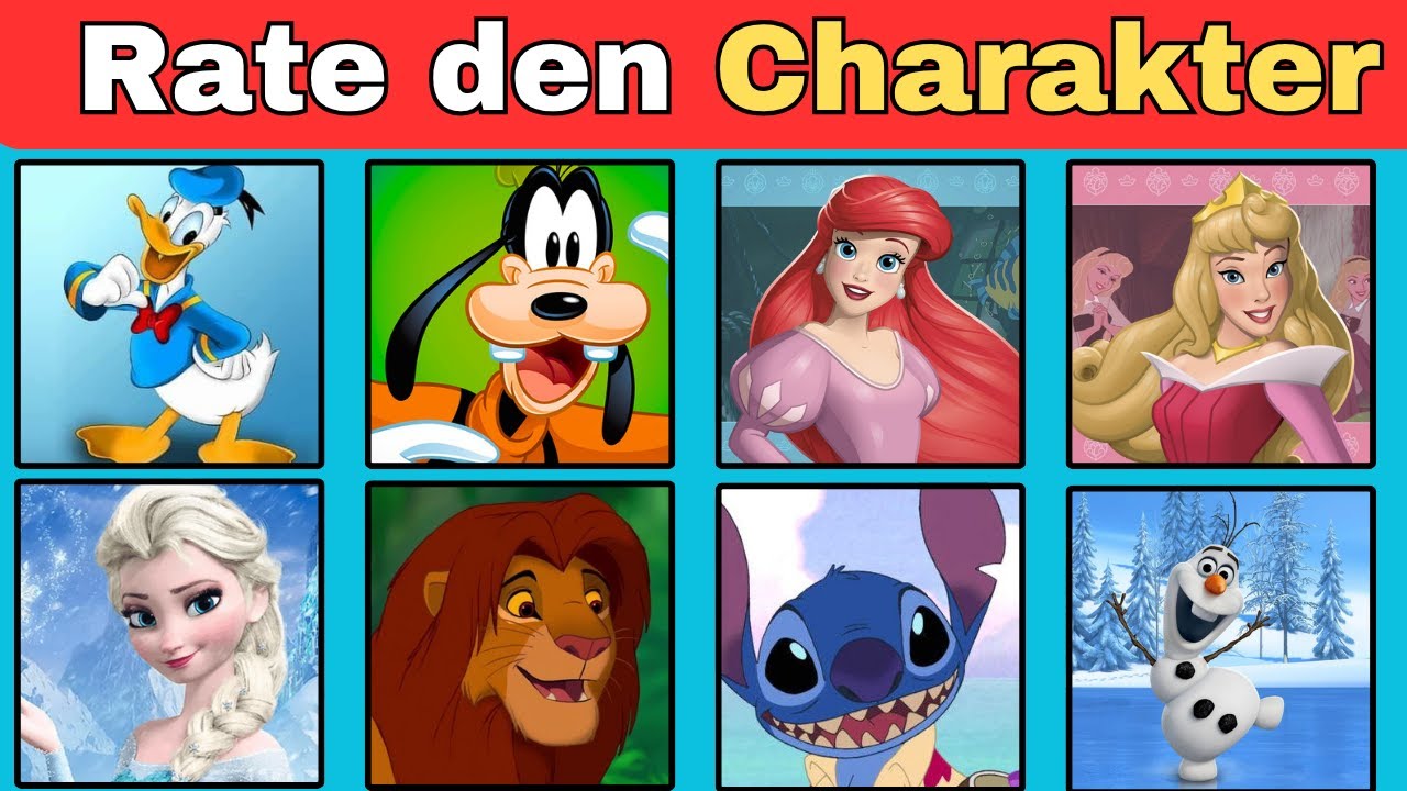 Err&auml;tst du den Disney-Charakter? | 40 Figuren zum Raten! &ndash; Disney-Charakter-Quiz 2025
