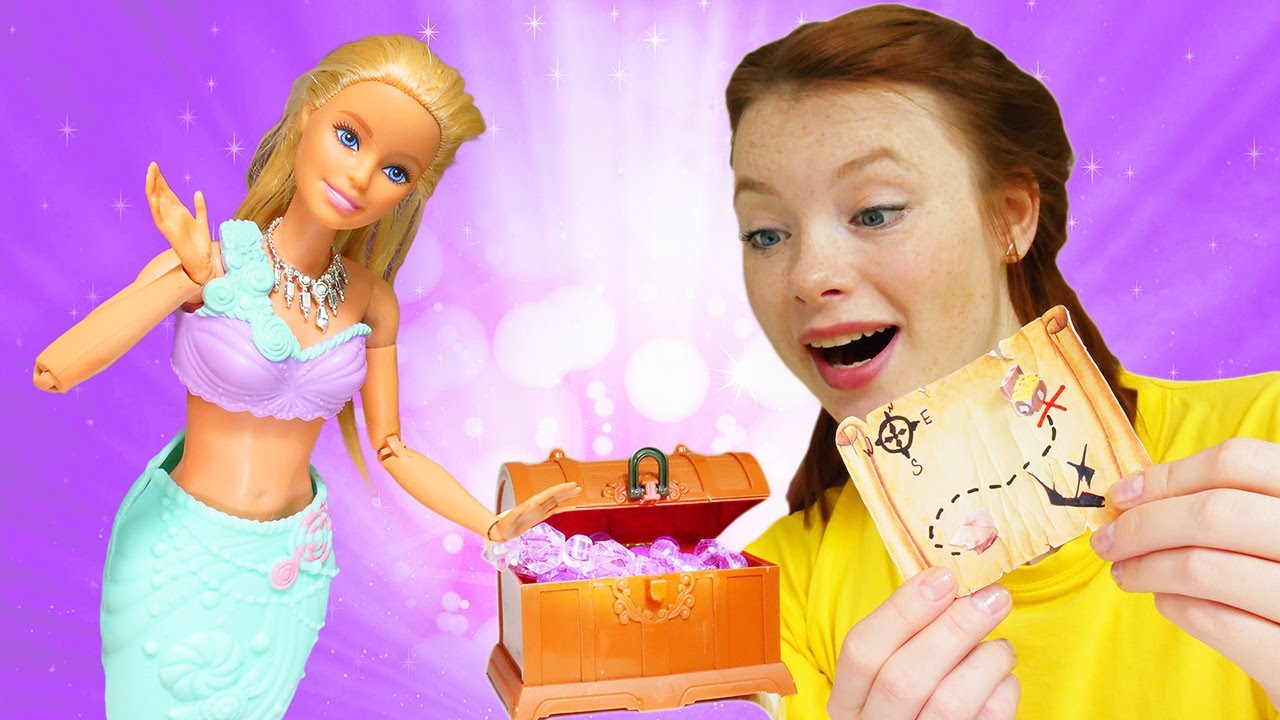 Spaß mit Barbie im Schwimmbad - 3 Folgen am Stück - Puppen Video mit Irene