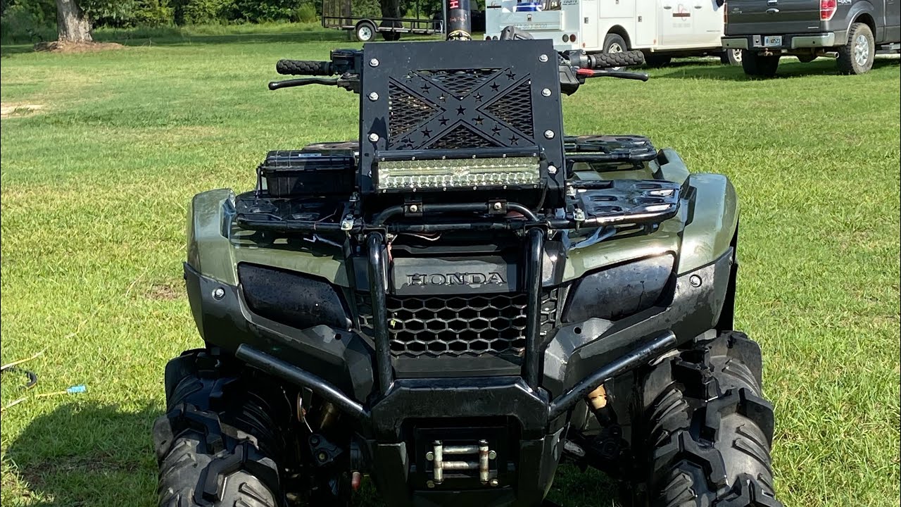 Honda Rancher 420 Spins 32s With No Gr!!