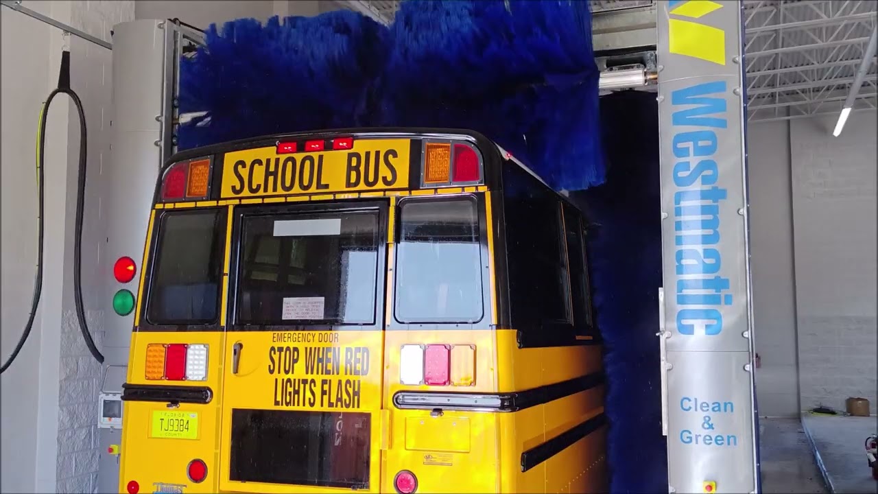 Westmatic 3 Brush Gantry School Bus Wash System