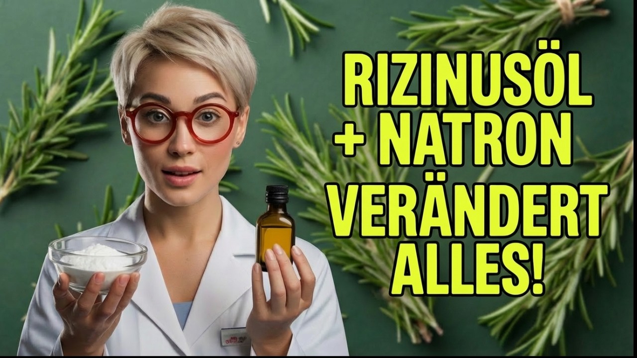 Mische Rizinus&ouml;l mit Natron &ndash; das ver&auml;ndert alles