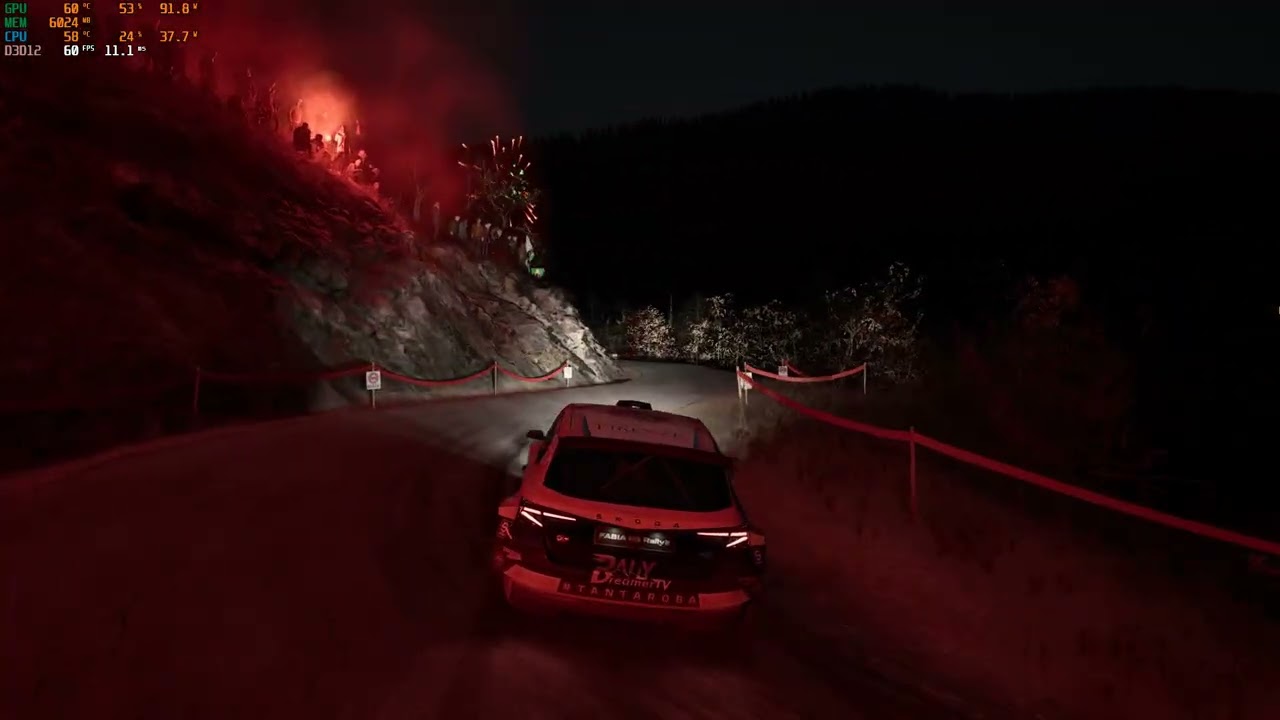 ACR - Skoda -  Fabia RS Rally2 - Monte Carlo - Sisteron complete at night  - gold medal 07:34.467