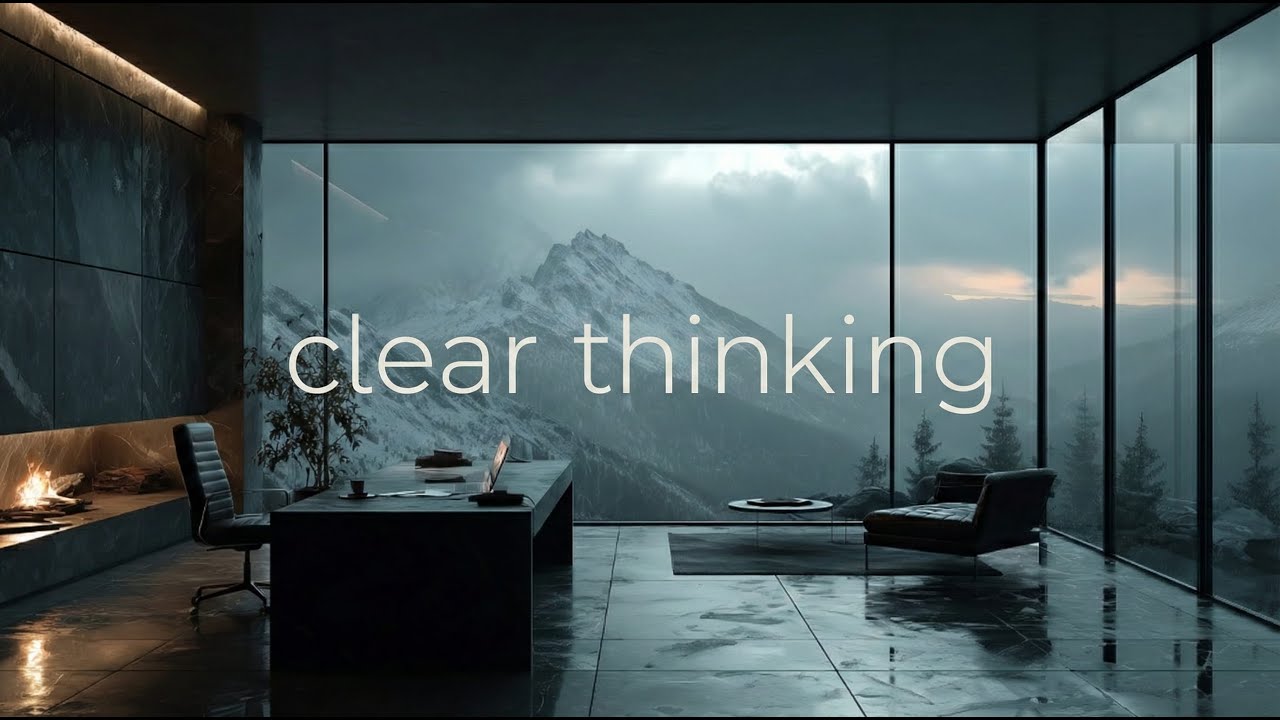 Clear Thinking Music 🎧 | Minimal Ambient for Structured Work