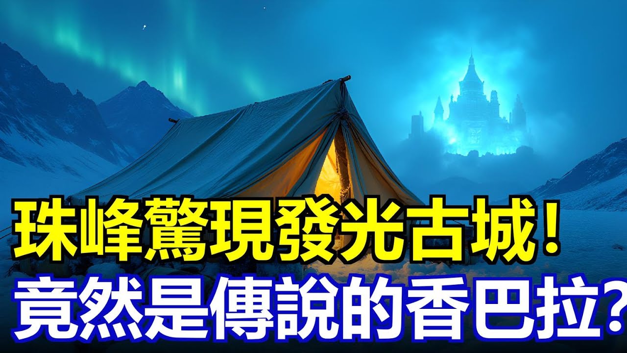 珠峰7200米驚現發光古城！6名頂尖登山者離奇消失，帳篷完好食物未動，一張照片曝光禁忌真相…背後竟是香巴拉維度裂縫？#珠峰之謎 #幽靈營地 #香巴拉古城 #未解之謎
