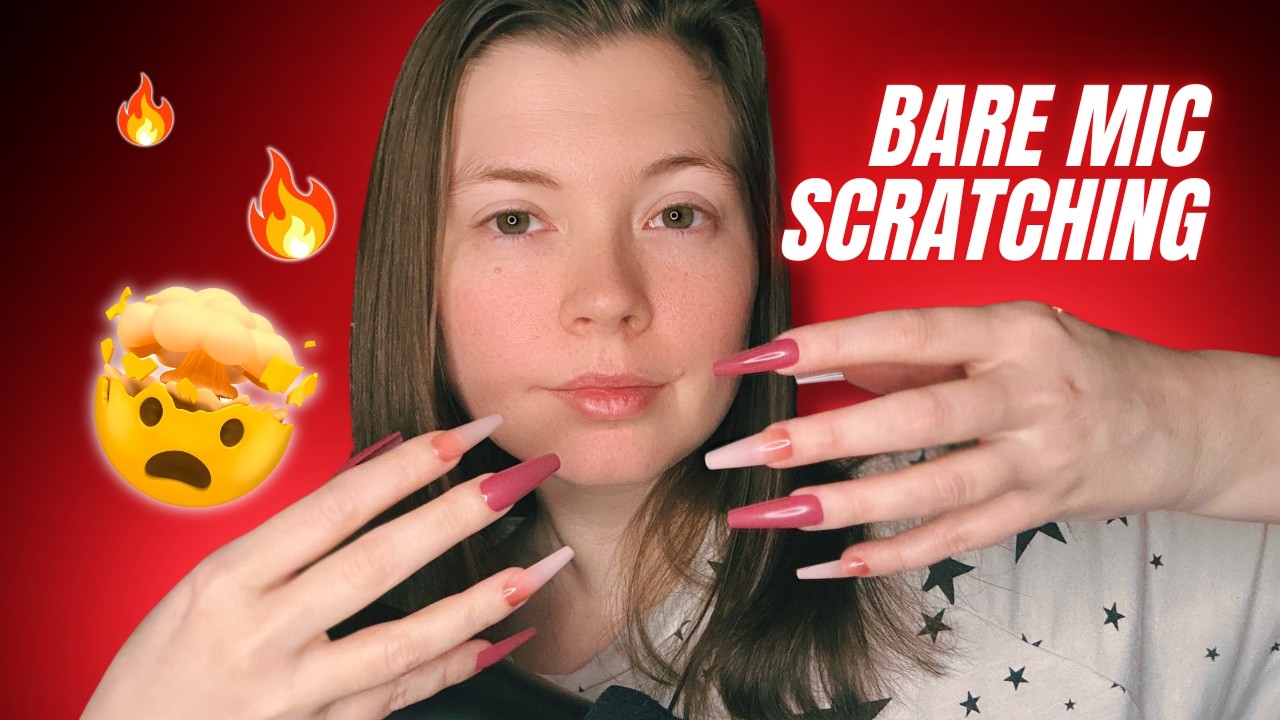 ASMR The Most Aggressive Bare Mic Scratching That Echoes