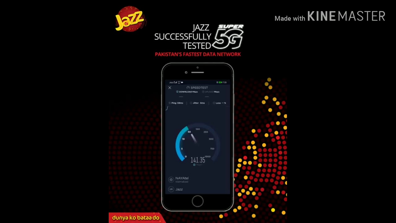 Jazz - 5G  Speed Test