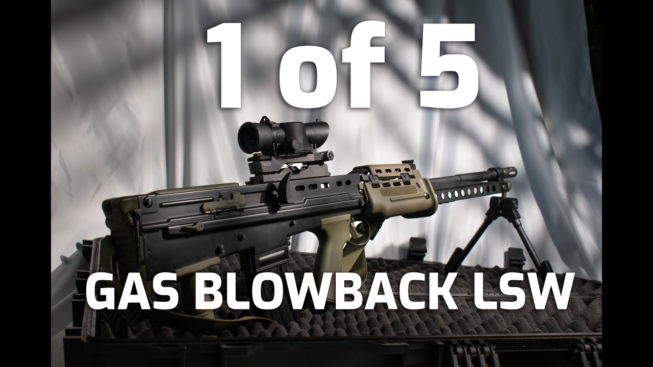 Rare: Gas Blowback L86 LSW Airsoft