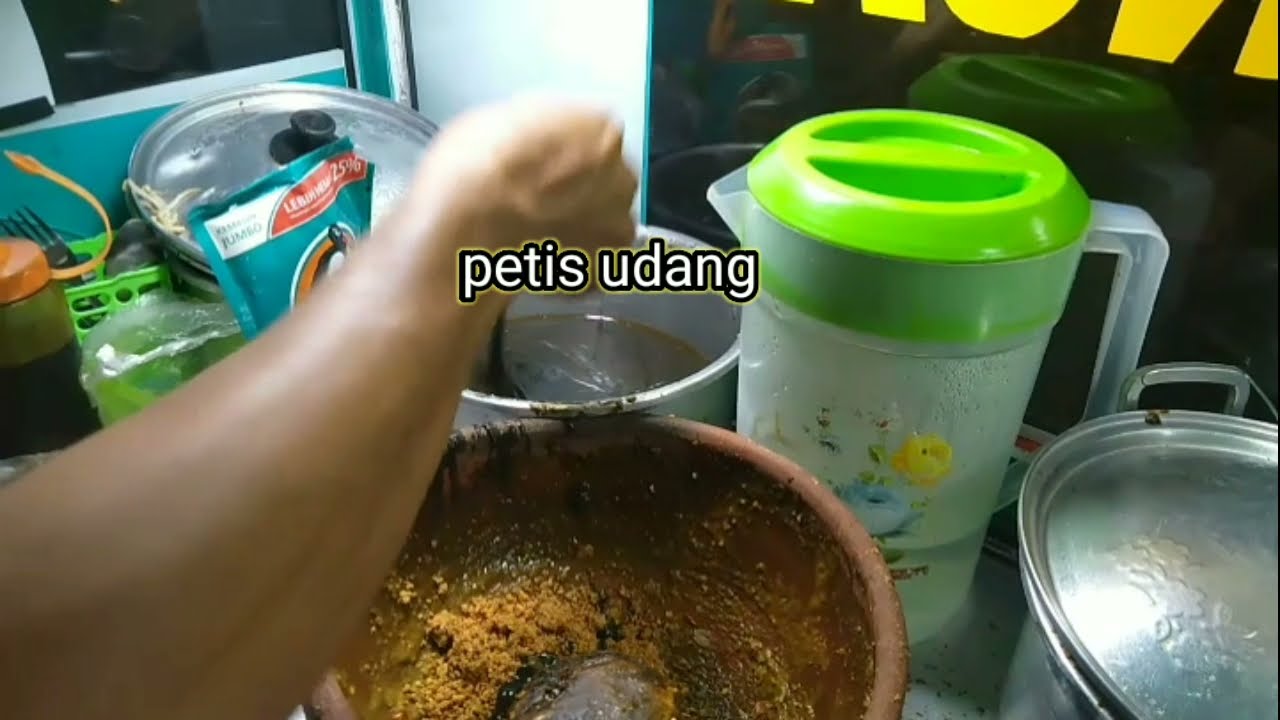 Cara membuat tahu Tek lasung di tkp+penjualanya cak mad