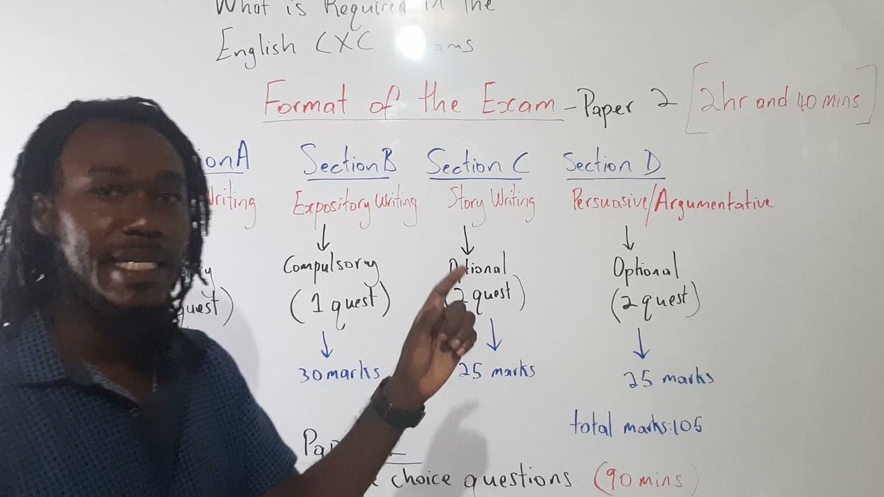 English CXC Exam Outline