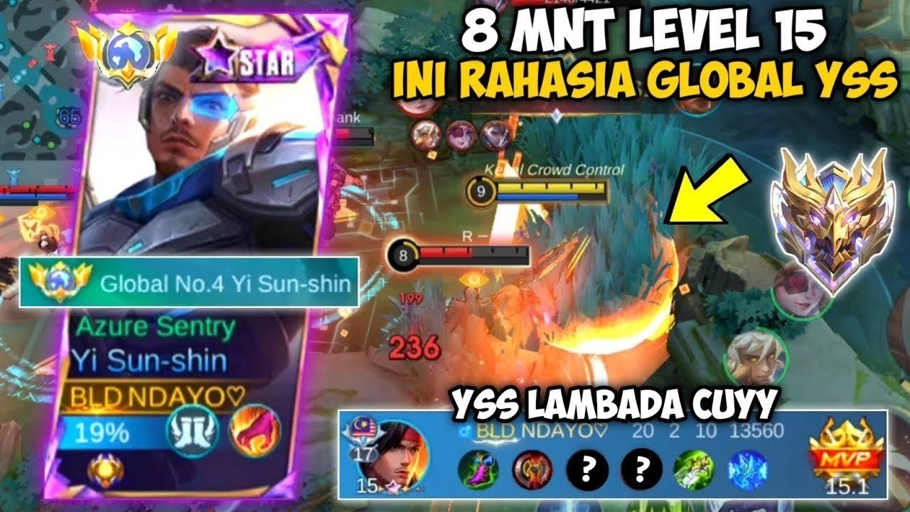 META BARU! FULL NO CUT TUTORIAL FARMING YSS 8 MENIT LEVEL 15 PARA TOP GLOBAL PAKE CARA INI! - MLBB