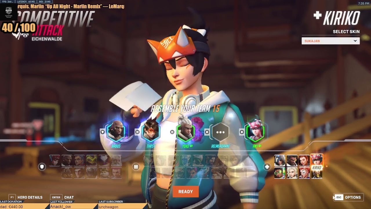 Overwatch 2 Rank 1 Support Player ANJ Showing His Sick Kiriko Gameplay Skills