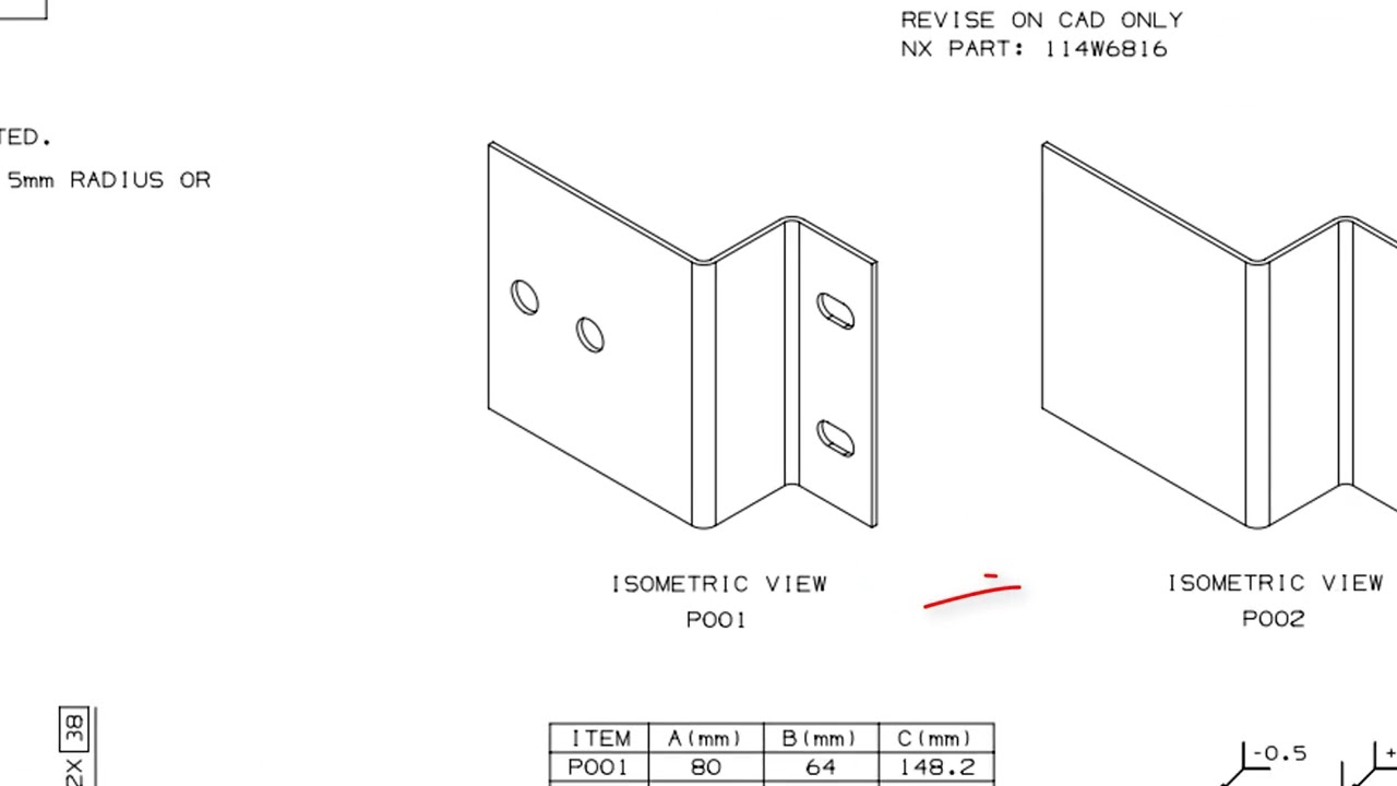 Cómo leer un plano de fabricación paso a paso | Dibujo técnico