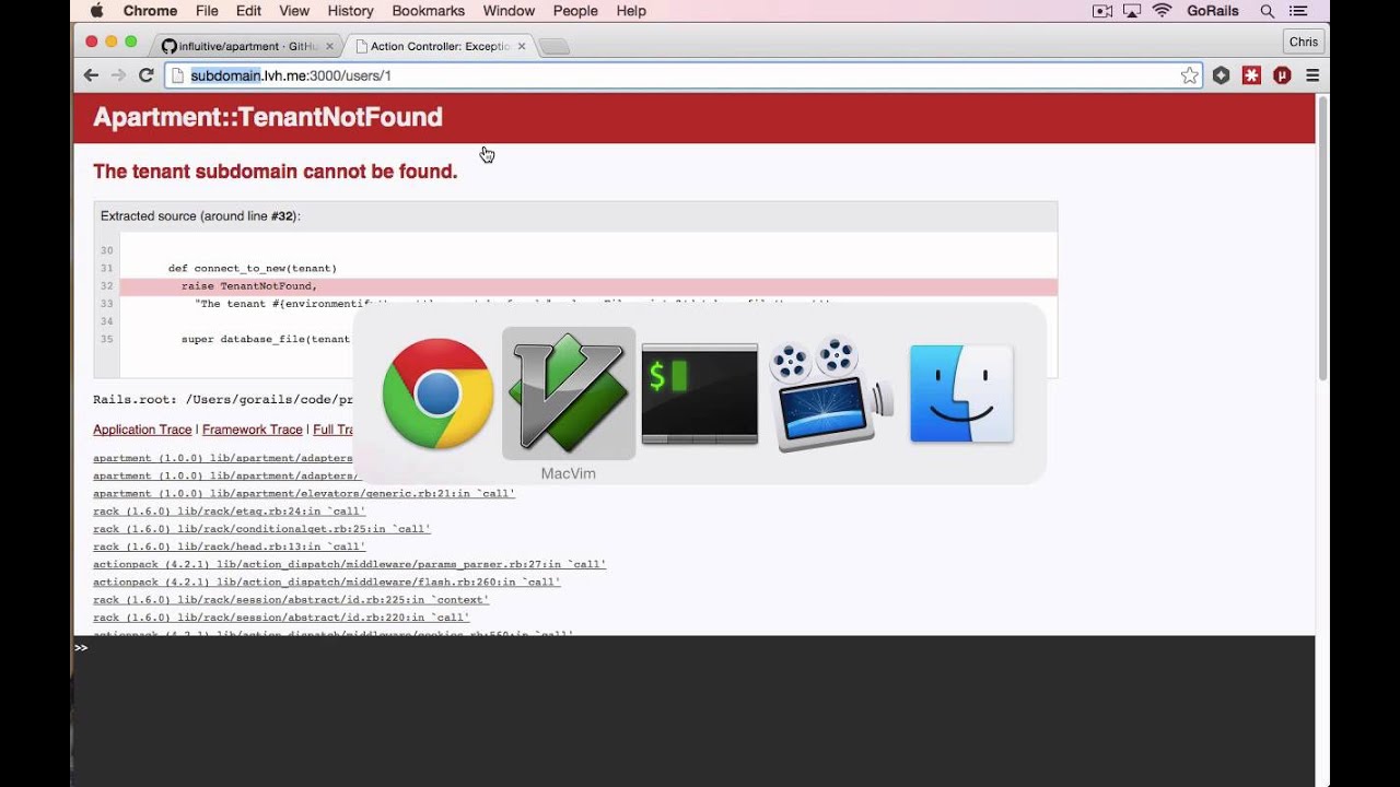 Multitenancy in Rails with the Apartment gem