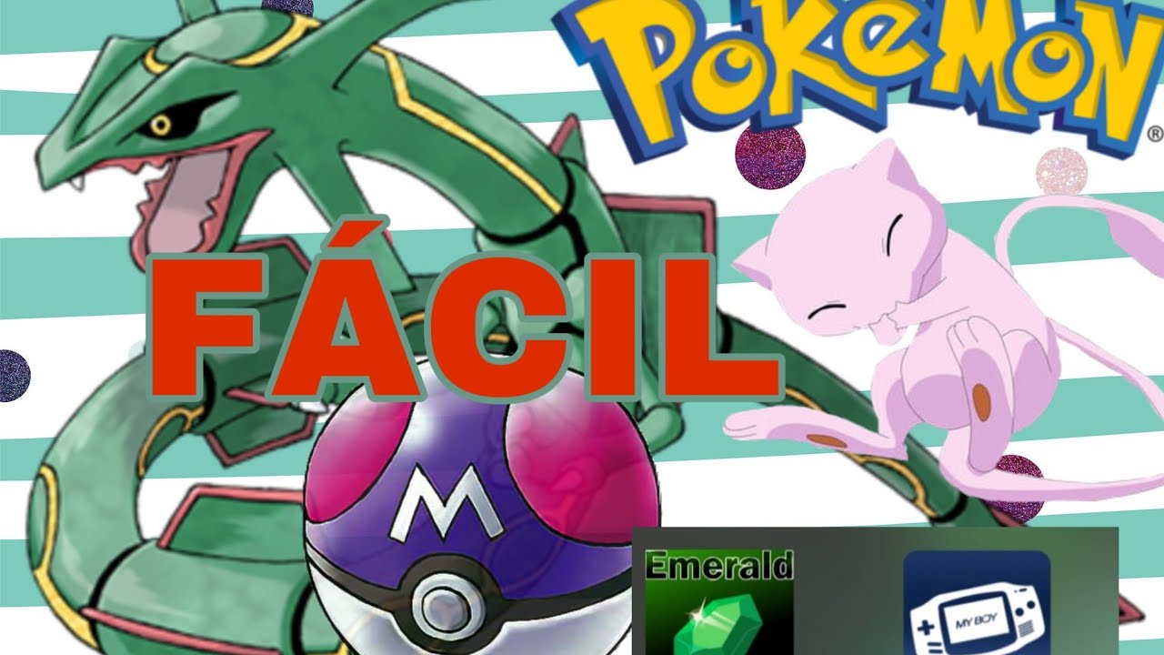 CHEATS MyBoy Pokemon Esmeralda/MO Corte, Surf, Buceo, Islas legendarias , XP infinito y Máster Balls