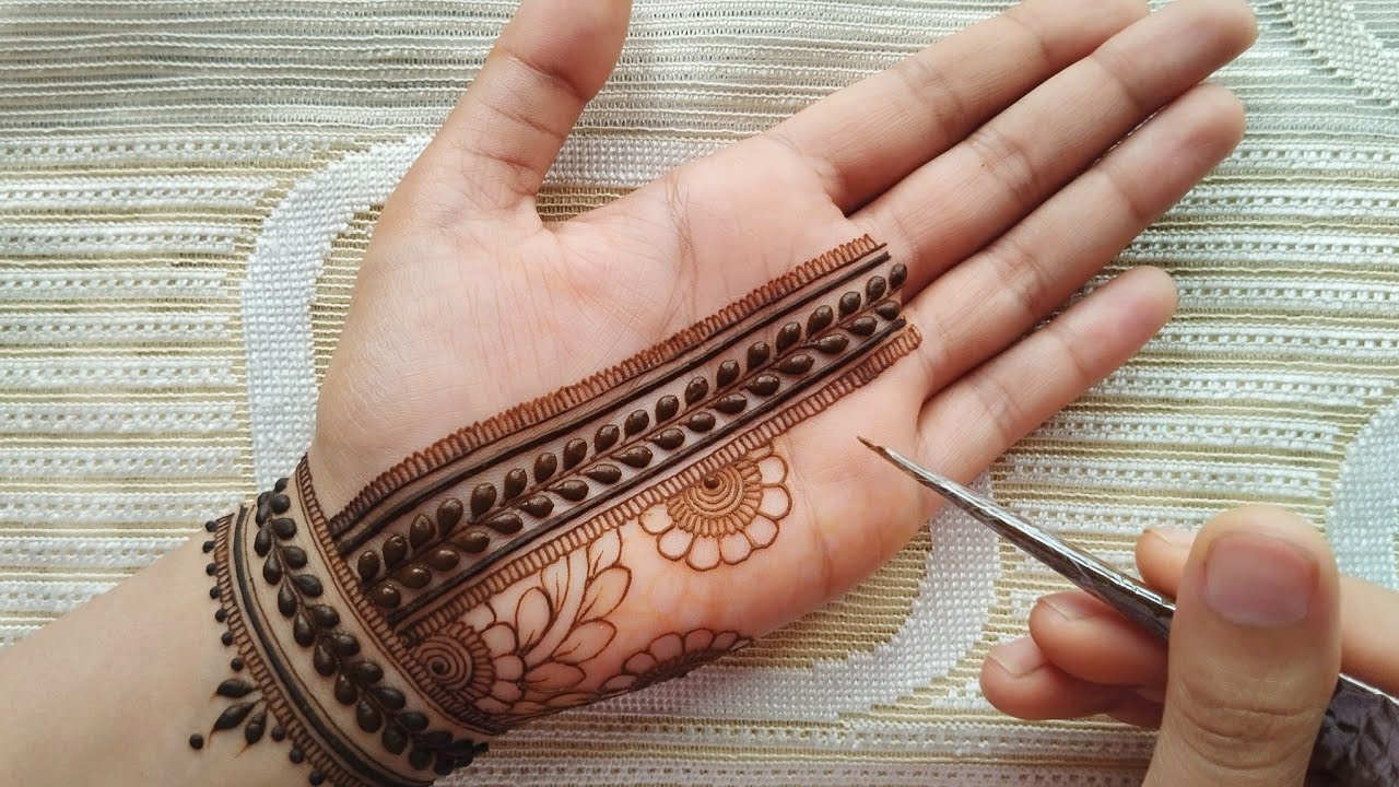 Easy mehndi design | Simple mehndi design front hand |Easy mehndi design | Mehandi design front hand