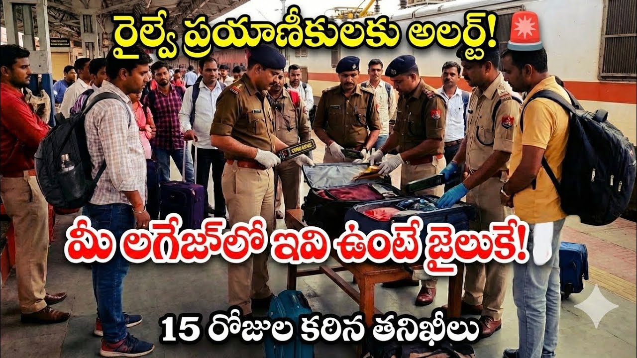 రైలు ప్రయాణంలో ఈ తప్పులు చేస్తే జైలుకే! ⛓️ 15 Days Special Safety Drive in Indian Railways
