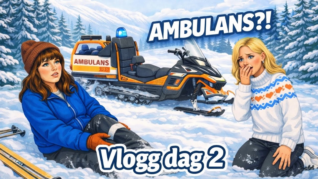 AMBULANSEN!? Hanna & Bella i Sälen