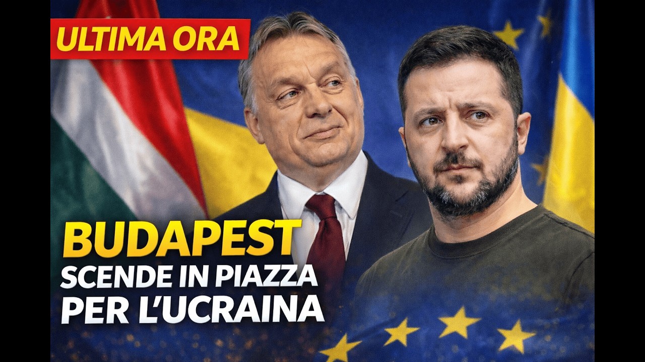 🔥BUDAPEST SCENDE IN PIAZZA PER L’UCRAINA!