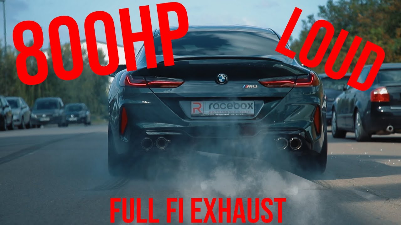 800HP LOUD BMW M8 1/400 | FI EXHAUST | STAGE 2 | EVENTURI