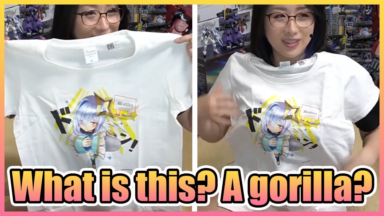 Kson&rsquo;s Reaction on Unboxing a Kanata T-Shirt on Stream【Kson】