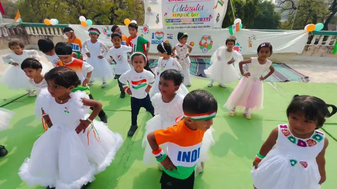 OH DESH MERE DANCE PERFORMANCE BY PLAYGROUP AND NURSERY 