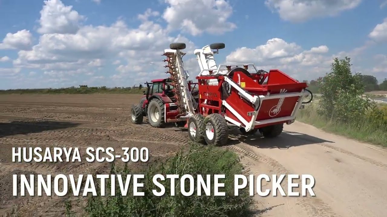 💎 Revolution! Explore Extraordinary Possibilities! Husarya SCS-300: innovative stone  picker💪🚀