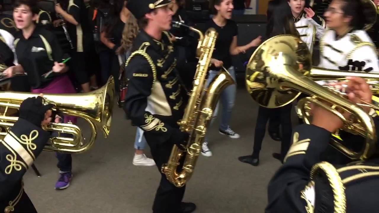 Oak Park High School: Marching Band Alexander Hamilton Jam Session