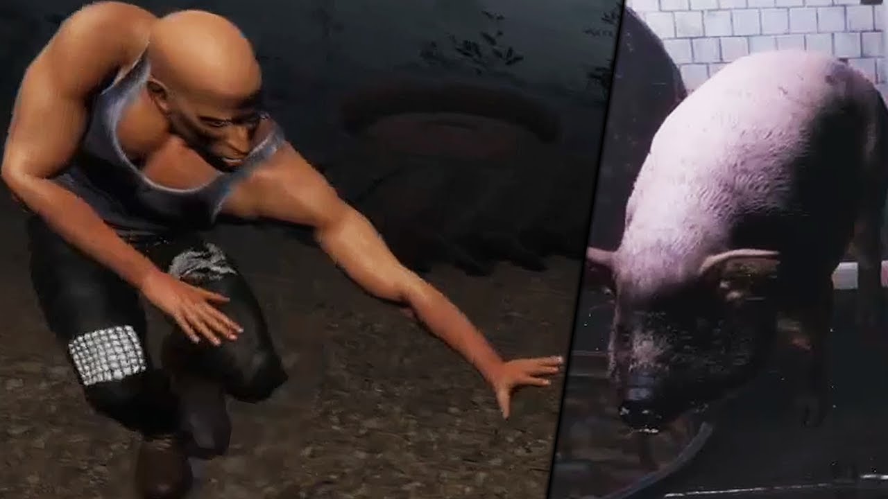 Лысые мужики уверенно управляют рукой // Hand Simulator: Horror
