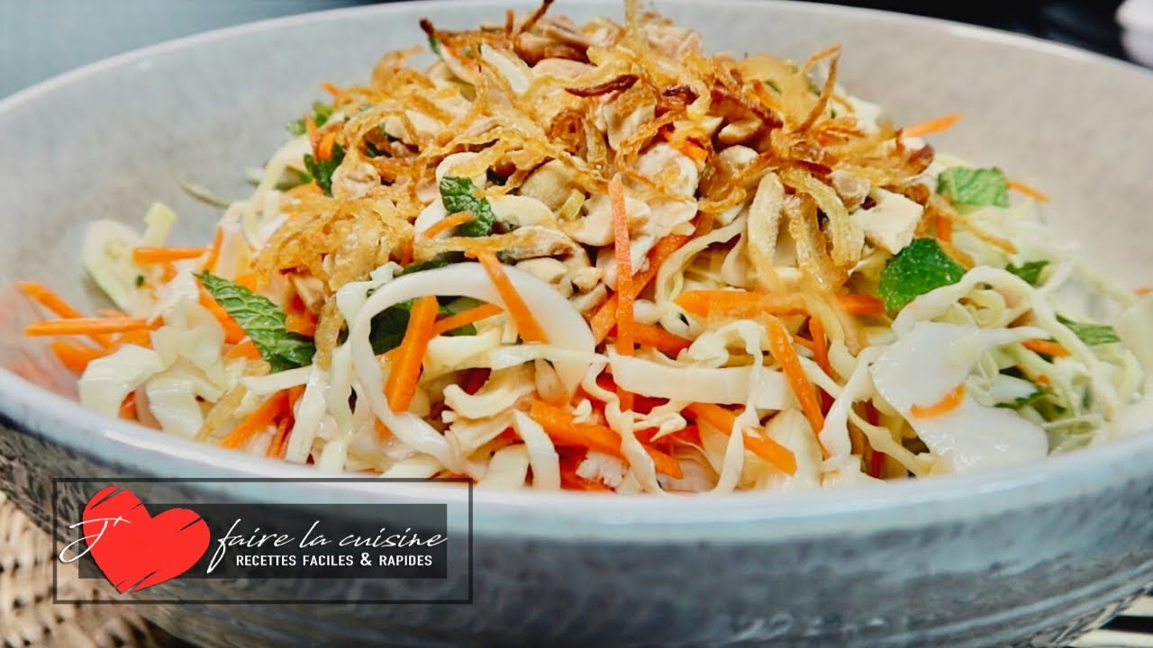♥︎ Salade asiatique au poulet (recette facile) ♥︎ Chez Nguyen ♥︎ i like cooking ♥︎