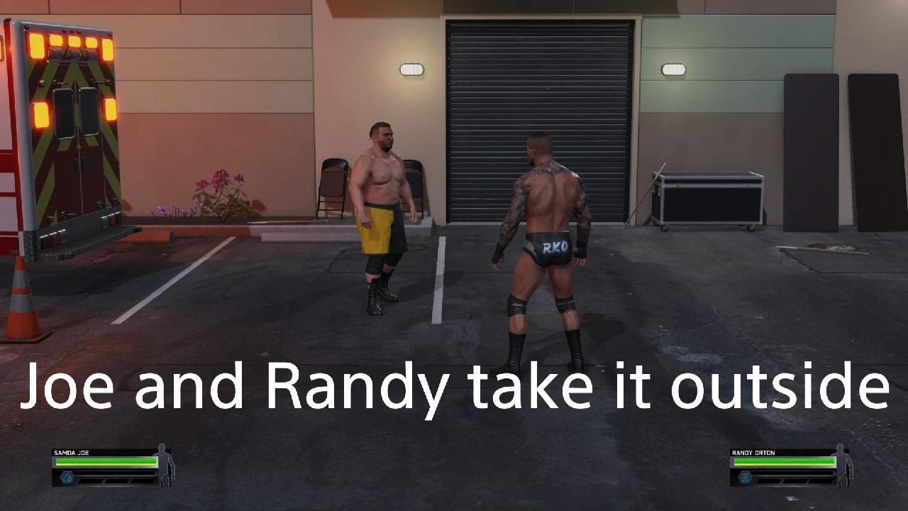 WWE 2K25 Universe - Smackdown, stepping outside