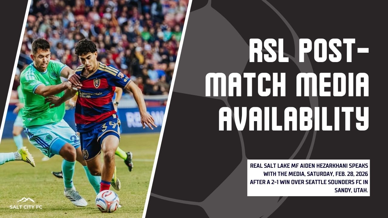 Postmatch Press Conference | RSL v. Seattle | MF Aiden Hezarkhani