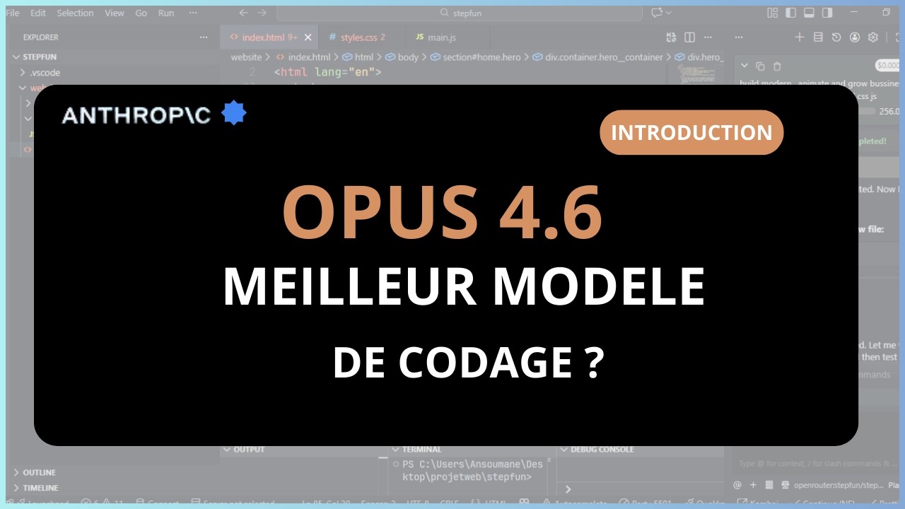 Anthropic vient de lancer Claude Opus 4.6, son modèle le plus intelligent à ce jour