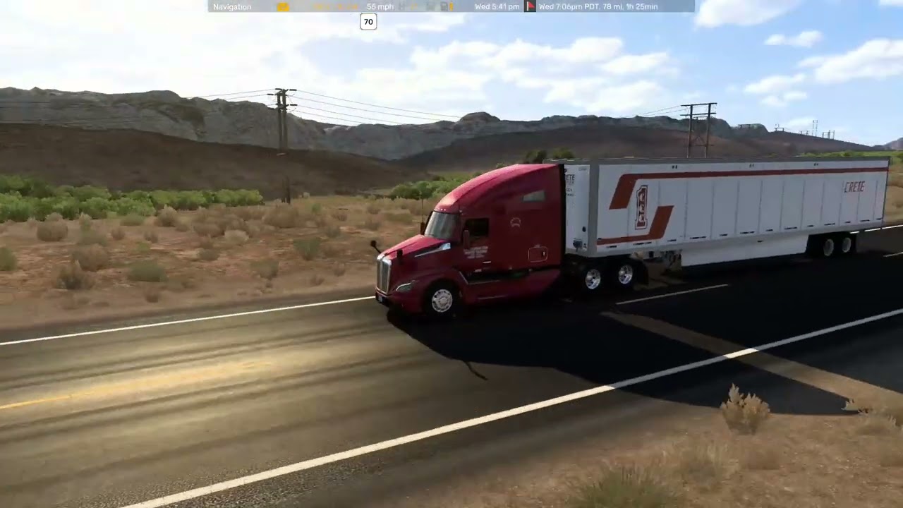 American Truck Simulator 1.55 Testing on Asus Rog Ally Z1