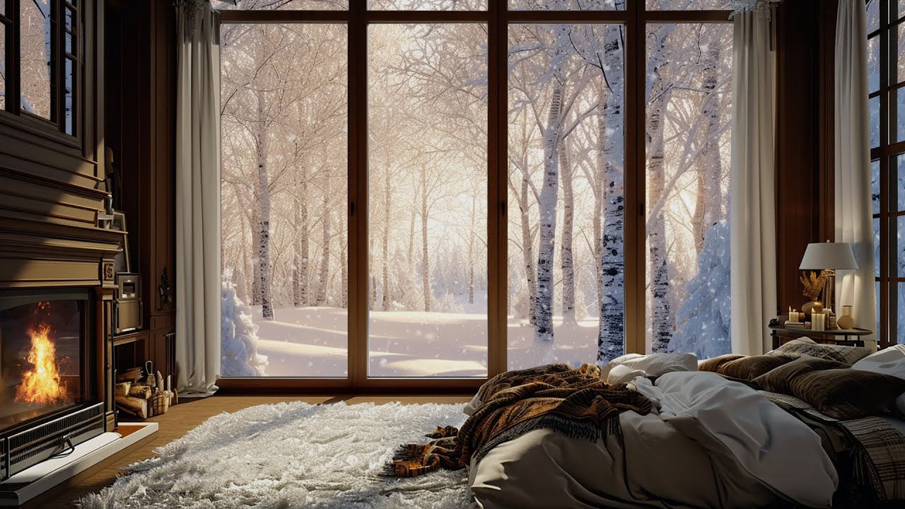 Dreamy Winter Nights: Creating a Soothing Haven for Restful Sleep with Fireplace ASMR