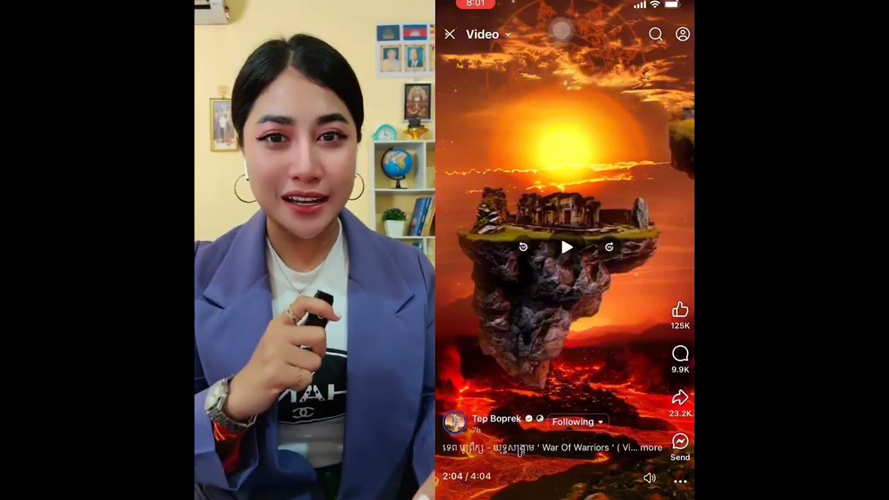 Reaction :យុទ្ធសង្រ្គាម 'War Of Warriors '- ទេព បូព្រឹក្ស🇰🇭🙏 វិភាគ , បកស្រាយ, ដៀលសៀម