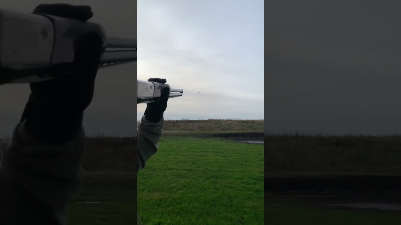 K80 Park Lodge Right To Left Crosser Over Head Trick Shot Fail 😔 #gunshorts #clayshooting #shooting