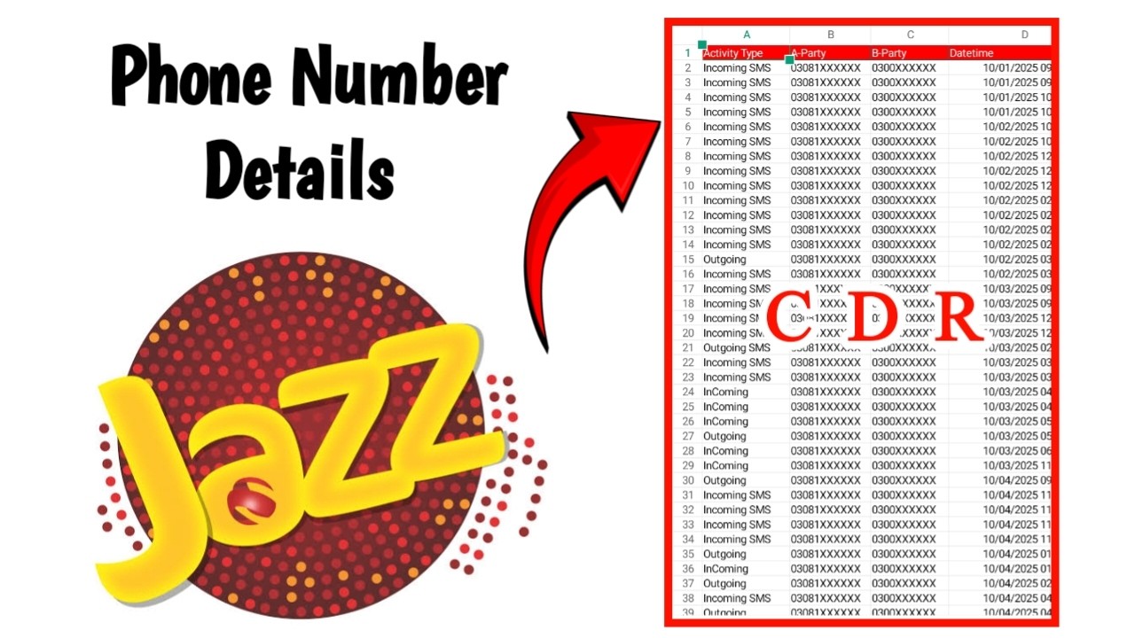 How To Get Jazz Sim Call History | Check Call Details of Jazz Number