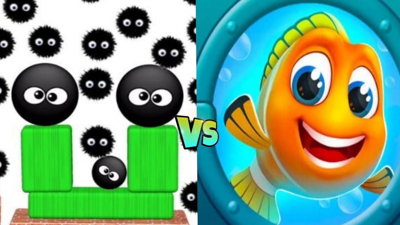 Hide Ball Brain Vs Save The Fish Gameplay Walkthrough Challenge Double MASTER!