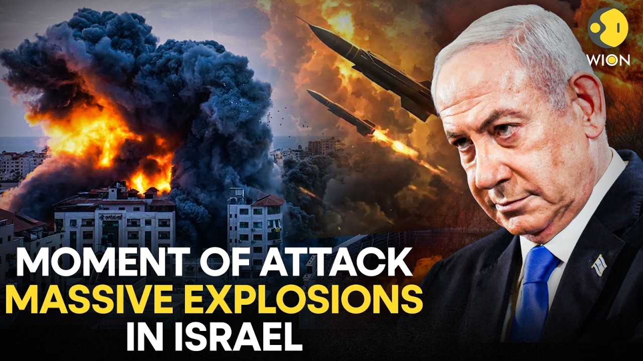 Iran Strikes Israel LIVE: Fresh Explosions In Tel Aviv After Tehran's Brutal Missile Barrage | WION