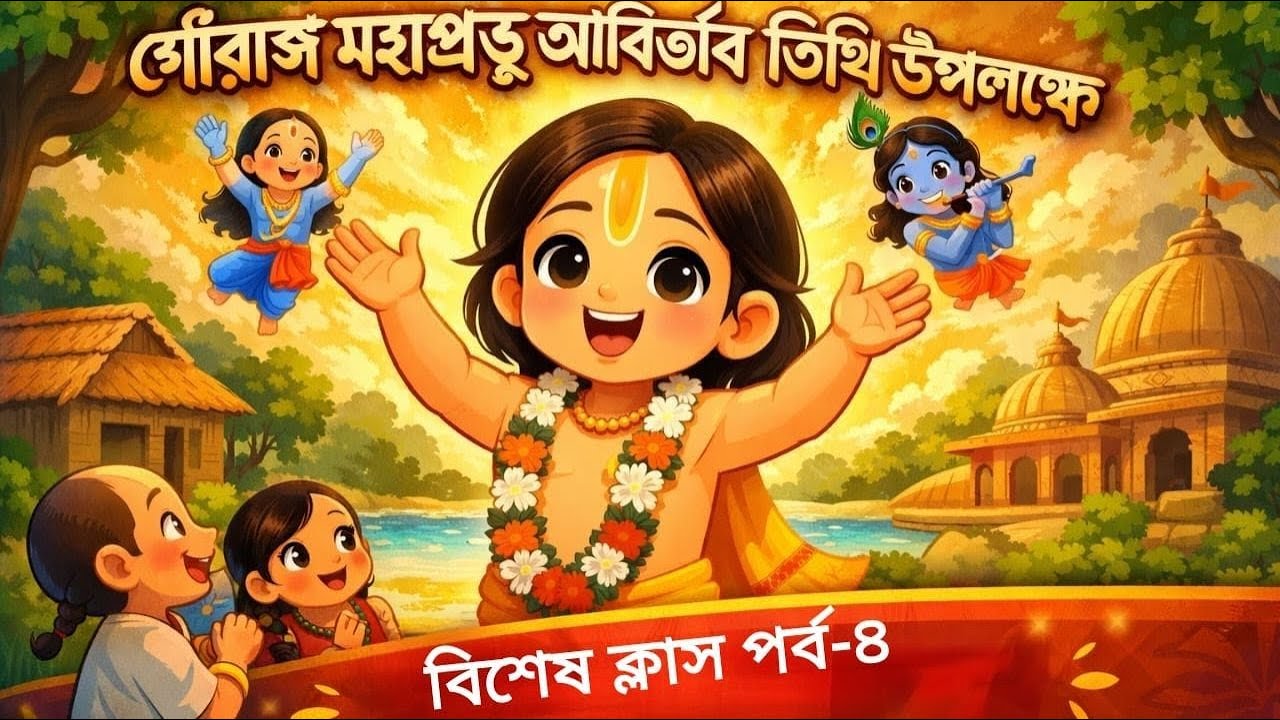 শ্রীকৃষ্ণ চৈতন্য মহাপ্রভু আর্বিভাব তিথি- গৌর পূর্ণিমা  মহোৎসব পর্ব-৪
