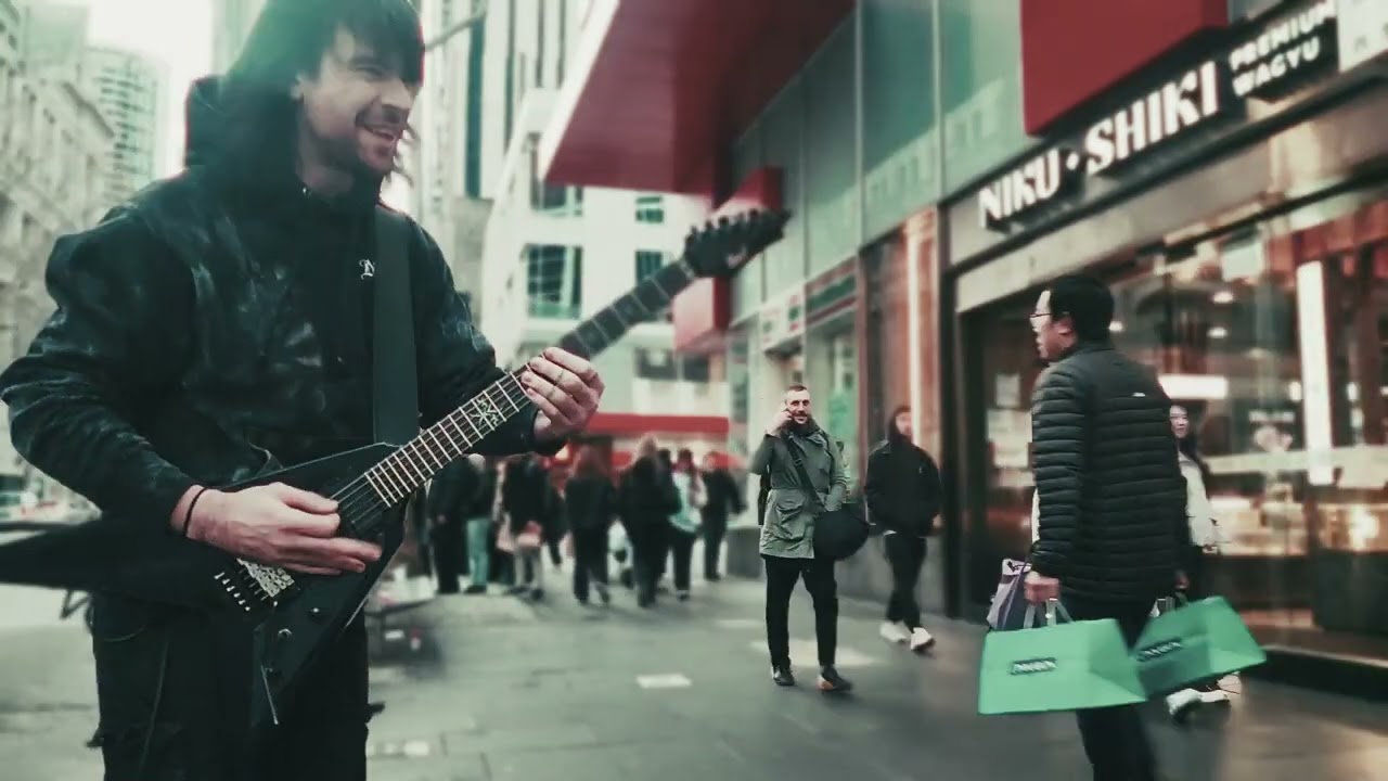 Lamb of God: Hourglass (Random guy joins on vocals while busking!)